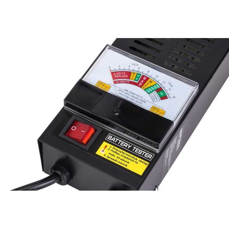 Tester akumulatora analogowy do sprawdzania akumulatorów 6/12V KD5675