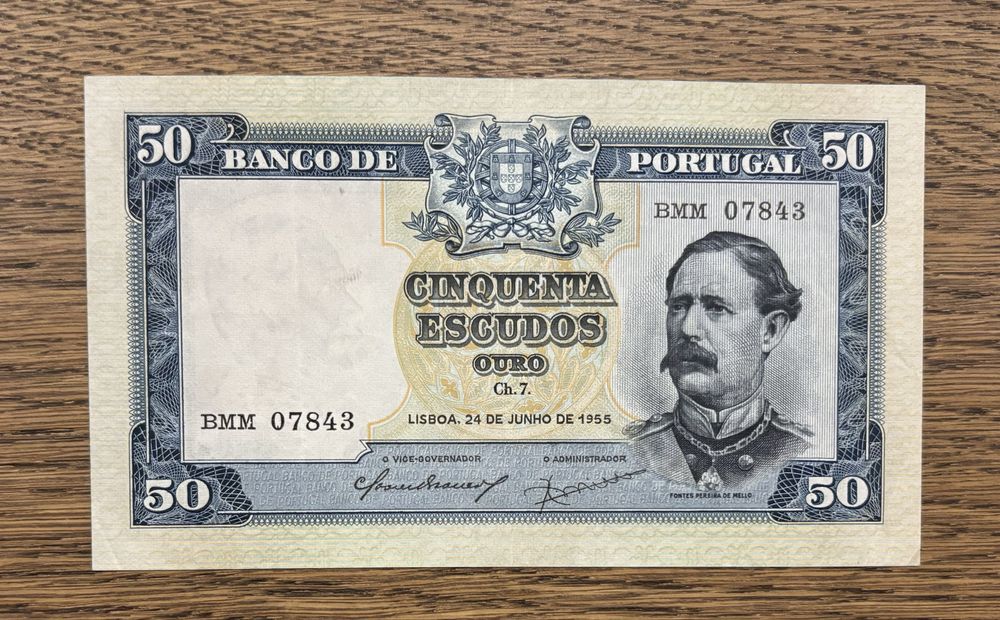 Nota 50 escudos 1955