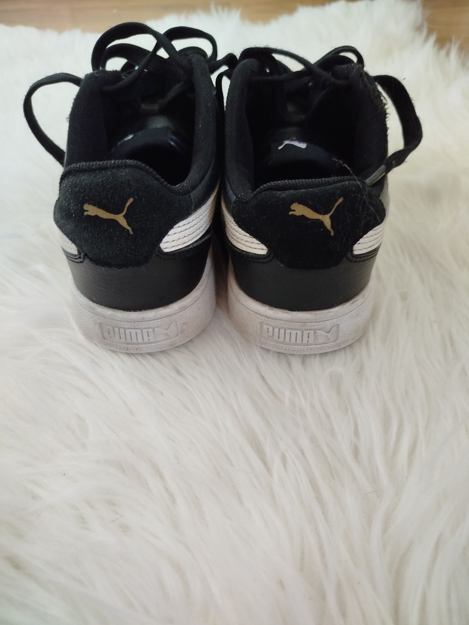 Puma Shuffle czarne sneakersy buty unisex  38