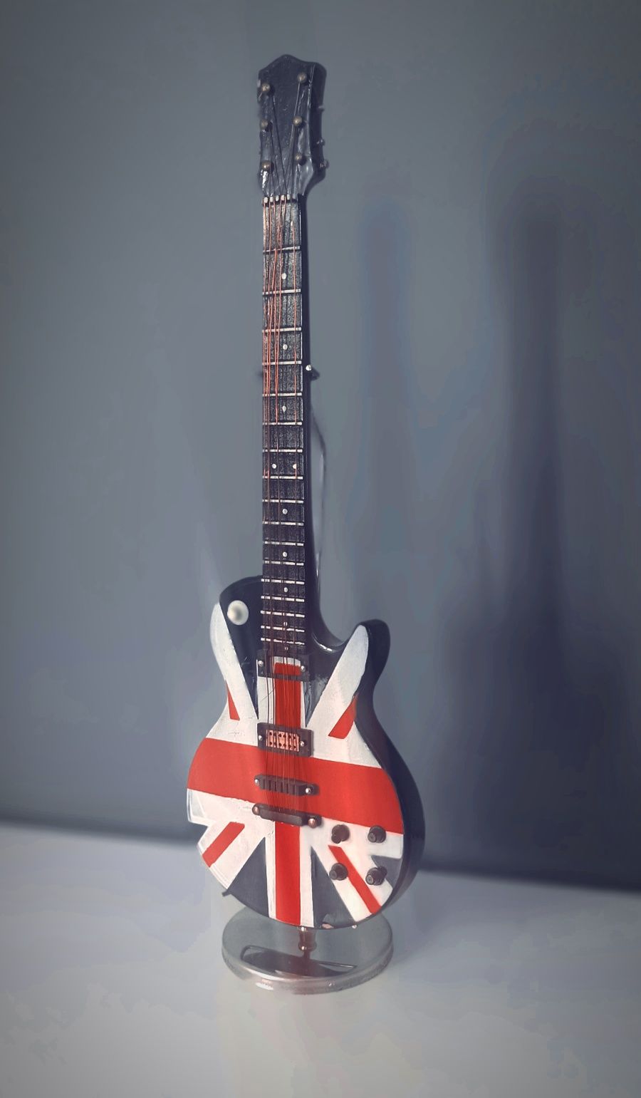 Gitara miniaturka replika Noel Gallagher Union Jack