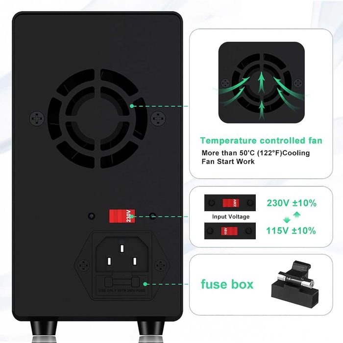 Лабораторний блок живлення WANPTEK GA3010H