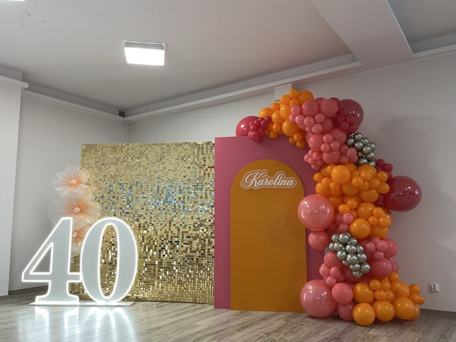 Ścianki balonowe/ ścianki dekoracyjne/dekoracja sali