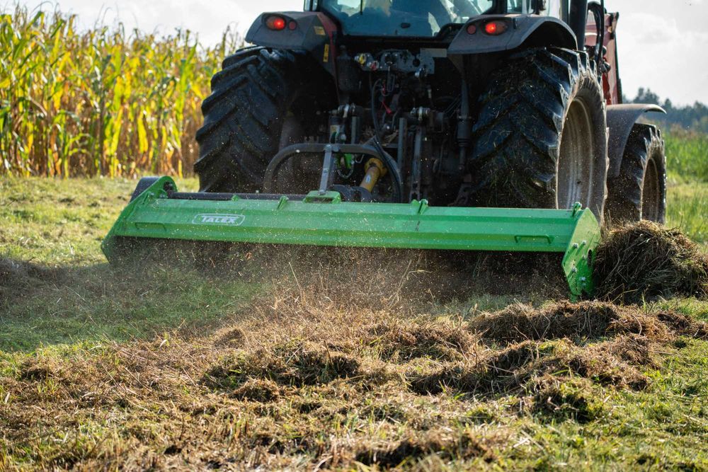 Wynajem mulczera Usługa mulczowania kosiarka bijakowa TALEX 2,8 m