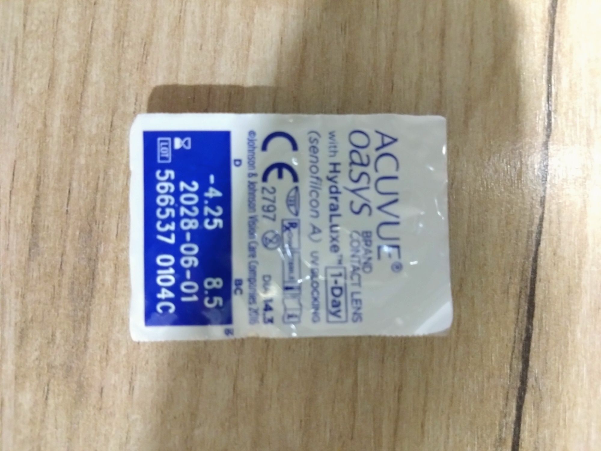 Jonson&Jonson Acuvue oasys 1-dniowe -4,25 22szt