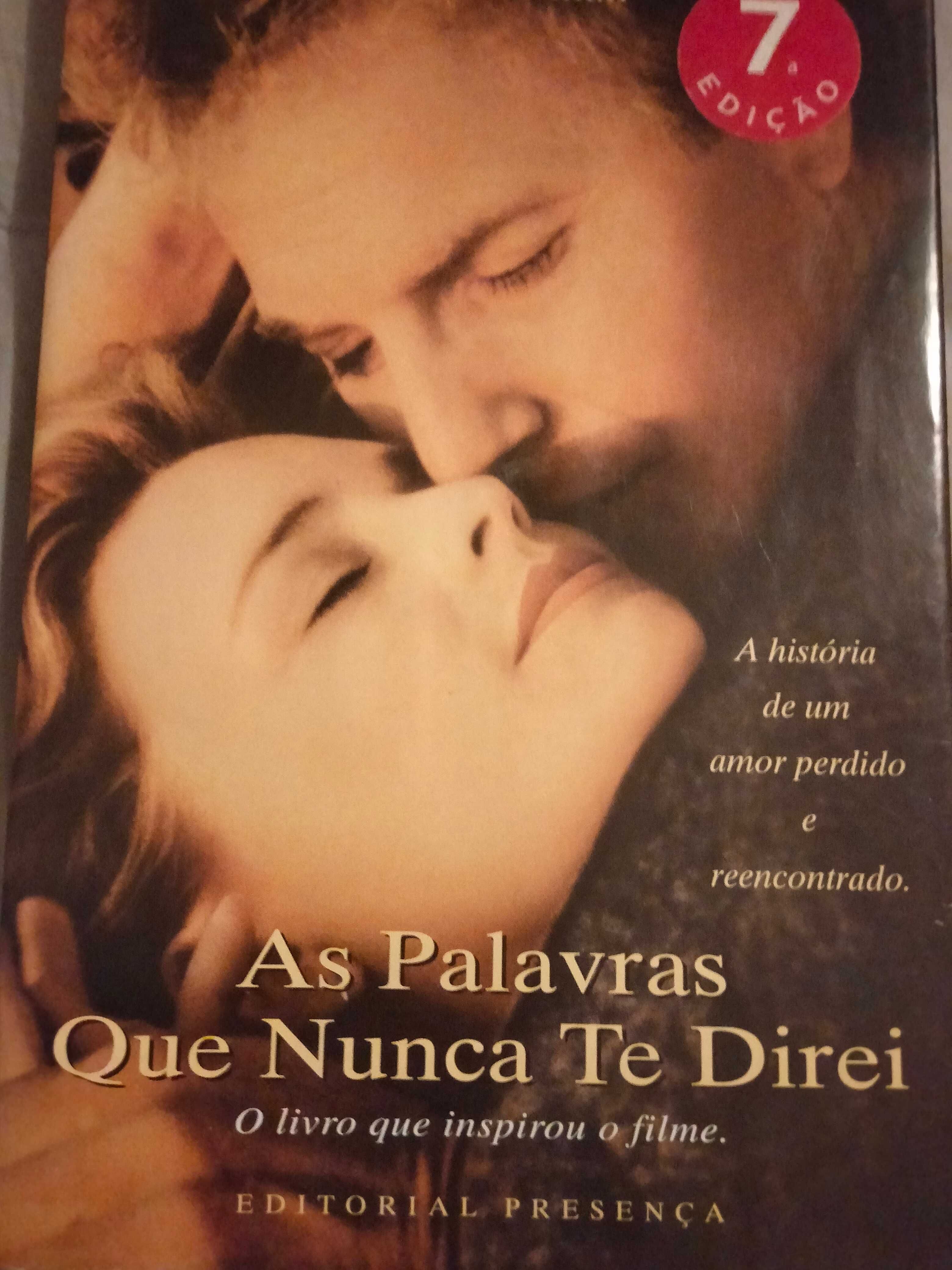 Livro As palavras que nunca te direi de Nicolas Spark