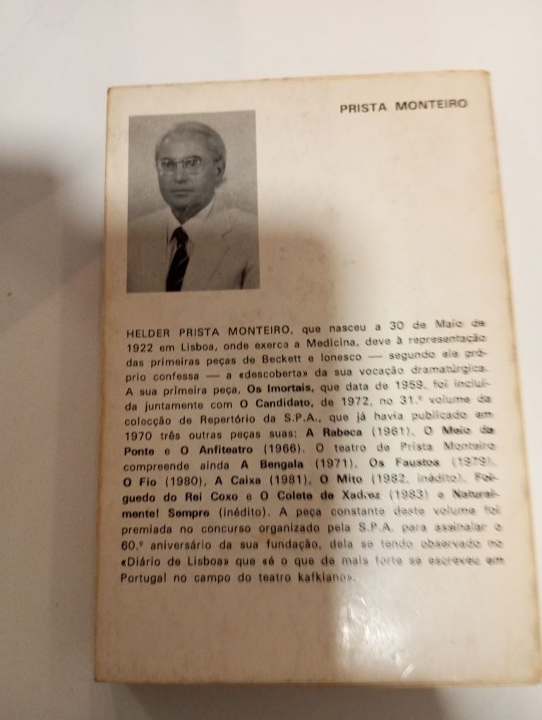 A Vila De Prista Monteiro 1 edição sociedade portuguesa de autores