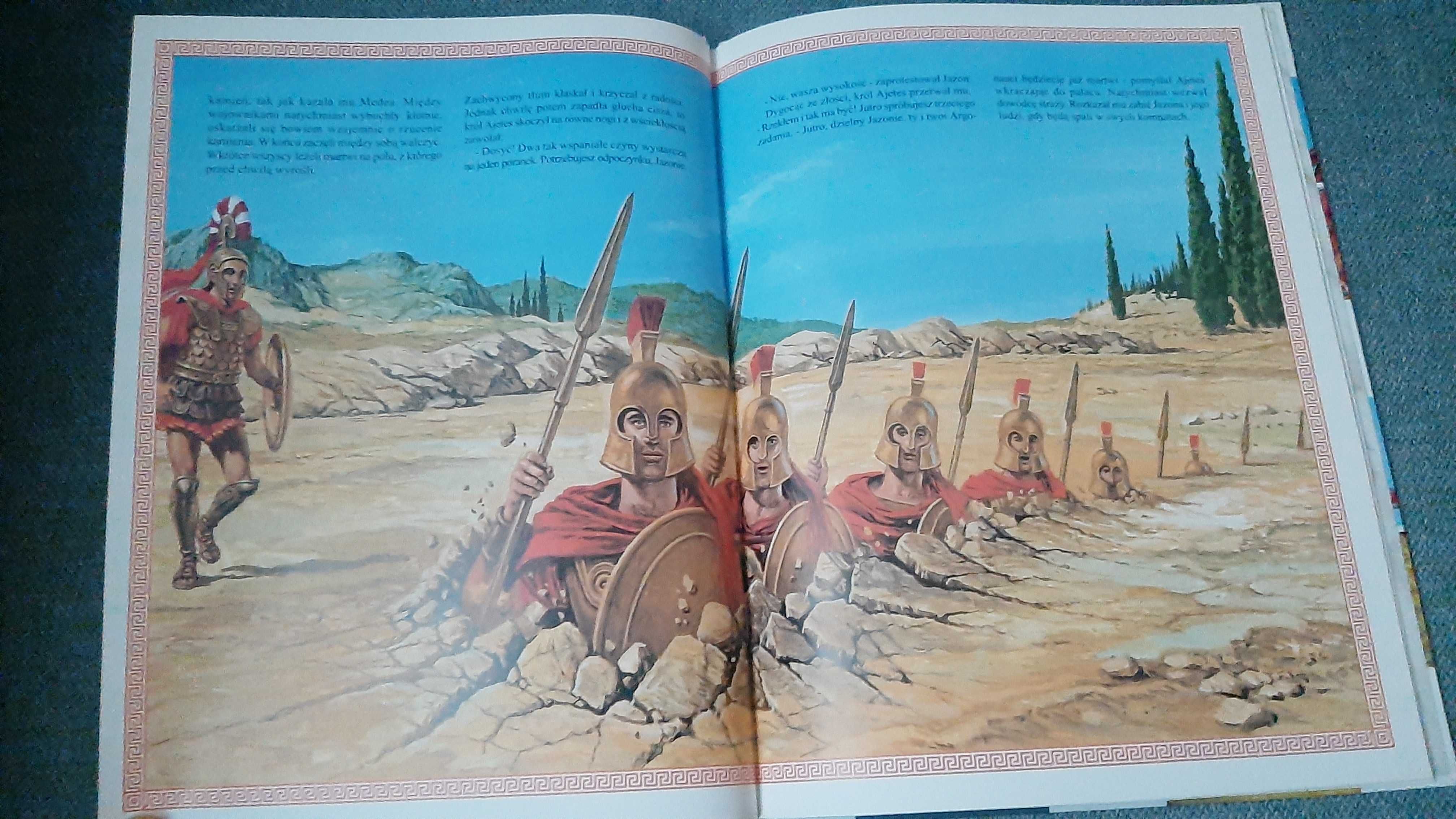 Wieczne mity Mitologia grecka dla dzieci piękne ilustracje Roger Payne