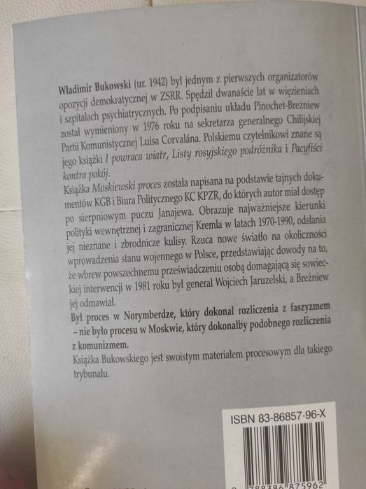 Bukowski Moskiewski proces