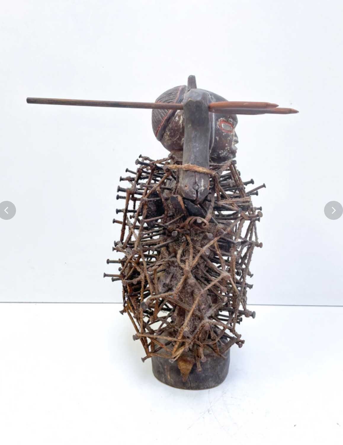 Nkisi Nkondi Nail Fetish– Bakongo Culture - Kongo