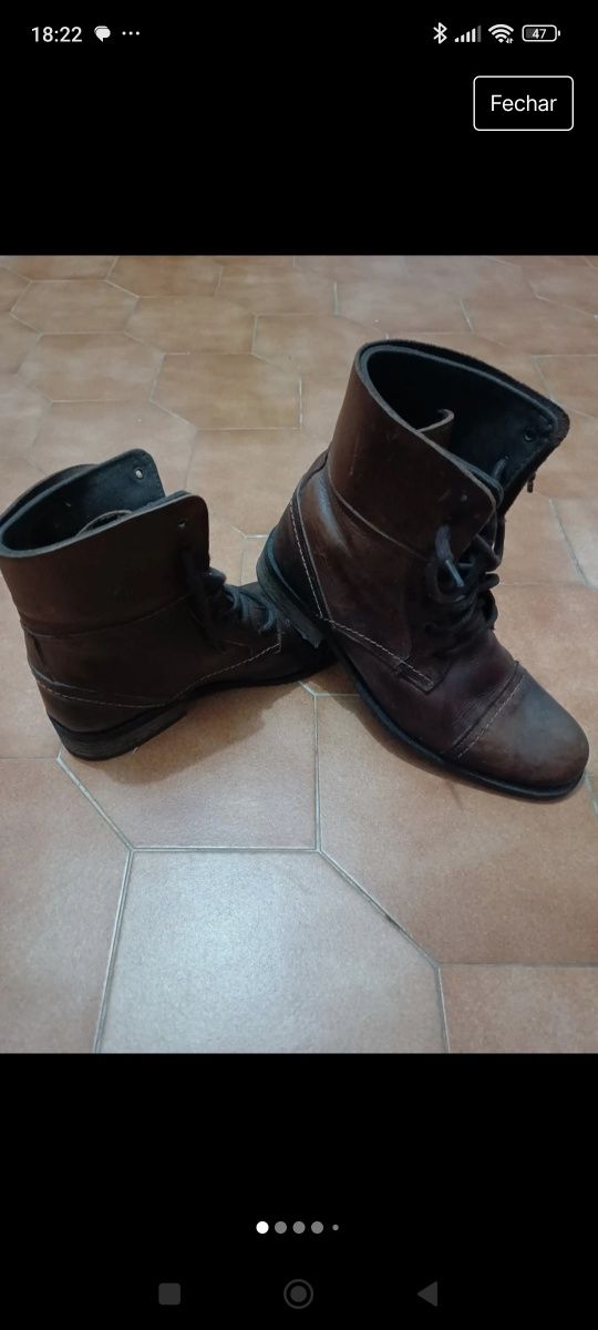 Botas em pele Aldo