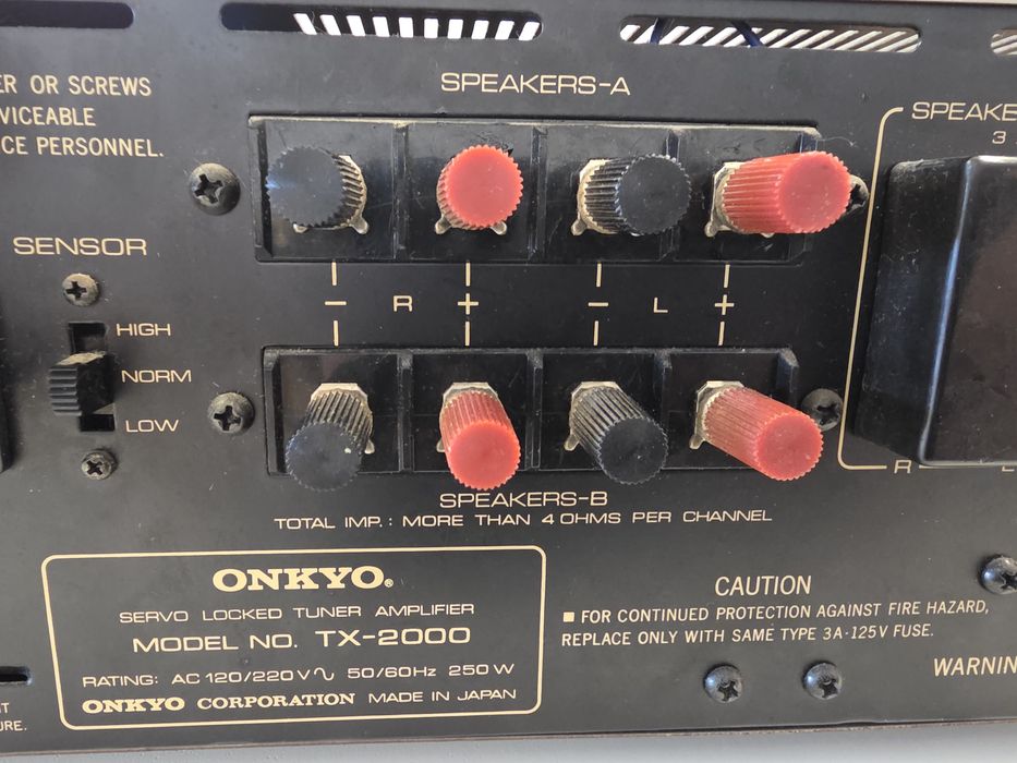 Amplificador recever Onkyo TX 2000