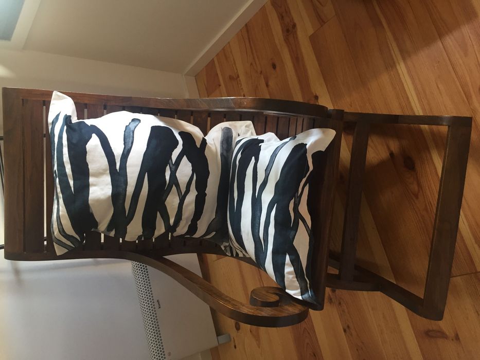 Cadeirão balouço madeira maciça