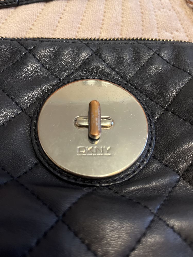 Брендова шкіряна сумка DKNY. Оригінал
