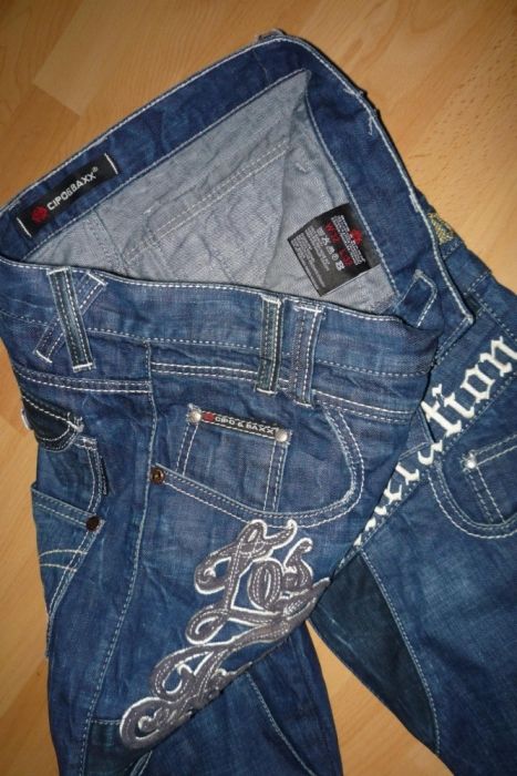 Spodnie męskie jeans roz W32L32 * Cipo & Baxx Generation Los Angeles