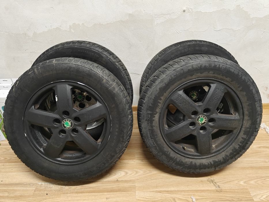 Alufelgi Skoda VW Seat Audi 5x100 195/65/15 Zimowe