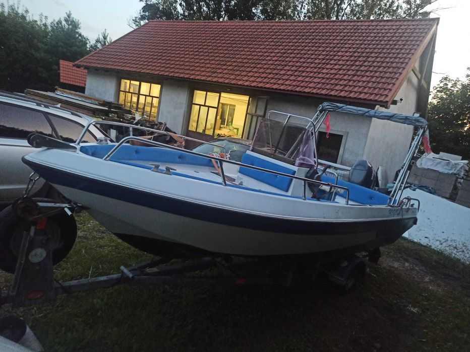 Sprzedam motorówkę, łódkę motorową, Yamaha 50KM