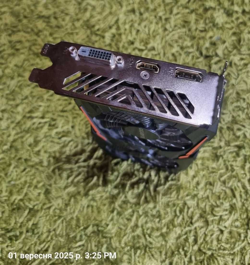 Відеокарта Gigabyte PCI-Ex GeForce GTX 1050 TI OC 4GB GDDR5