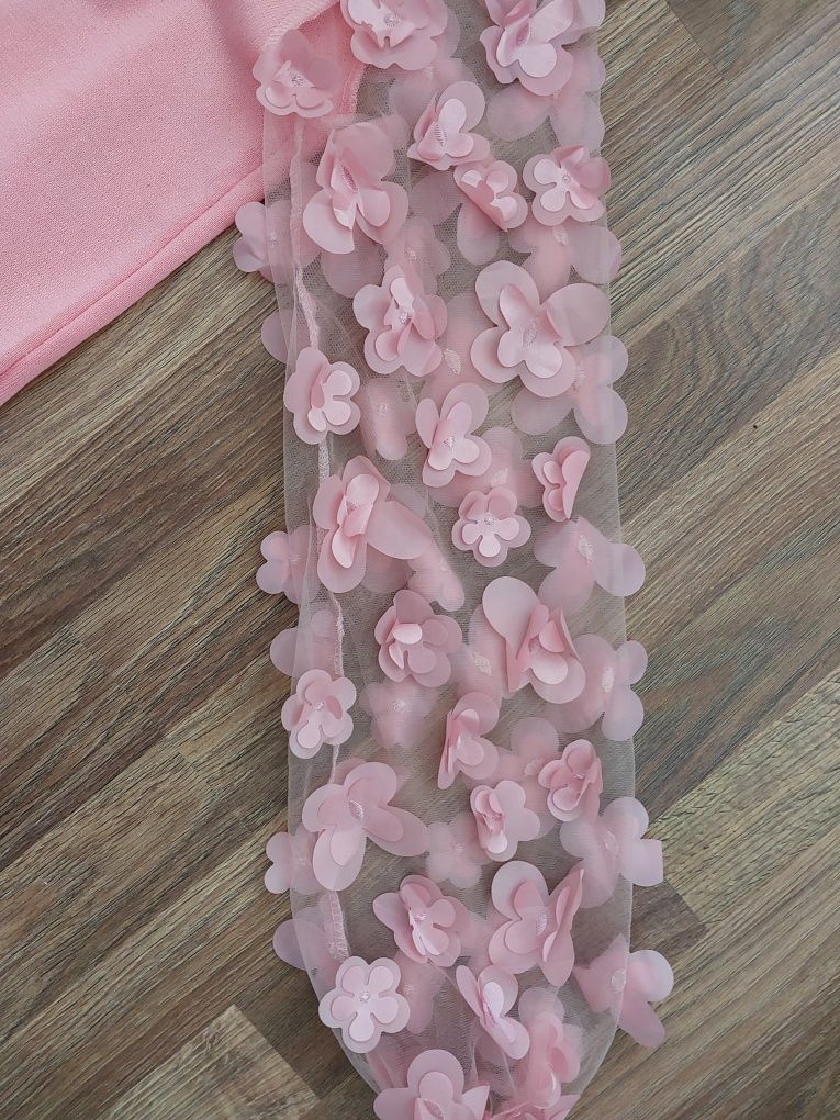 Sweterek różowy Xs