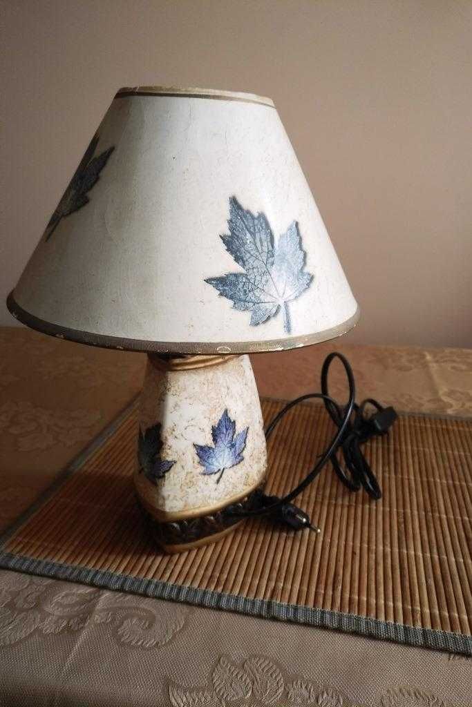 Lampka lampa nocna szafkowa stojąca 3 sztuki