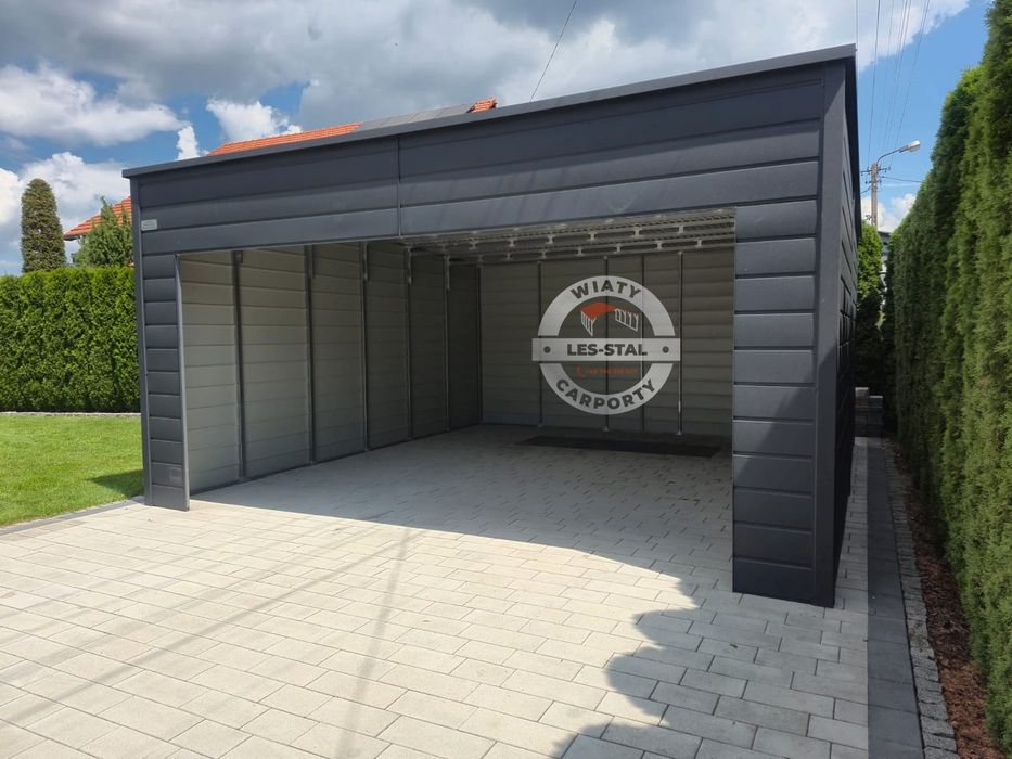 Wiata blaszana Garaż Carport Zadaszenie