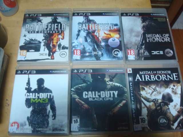 lote 7 Jogos originais ps3