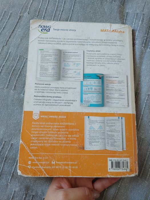 Matematyka 1 podręcznik dla liceum i technikum nowa era