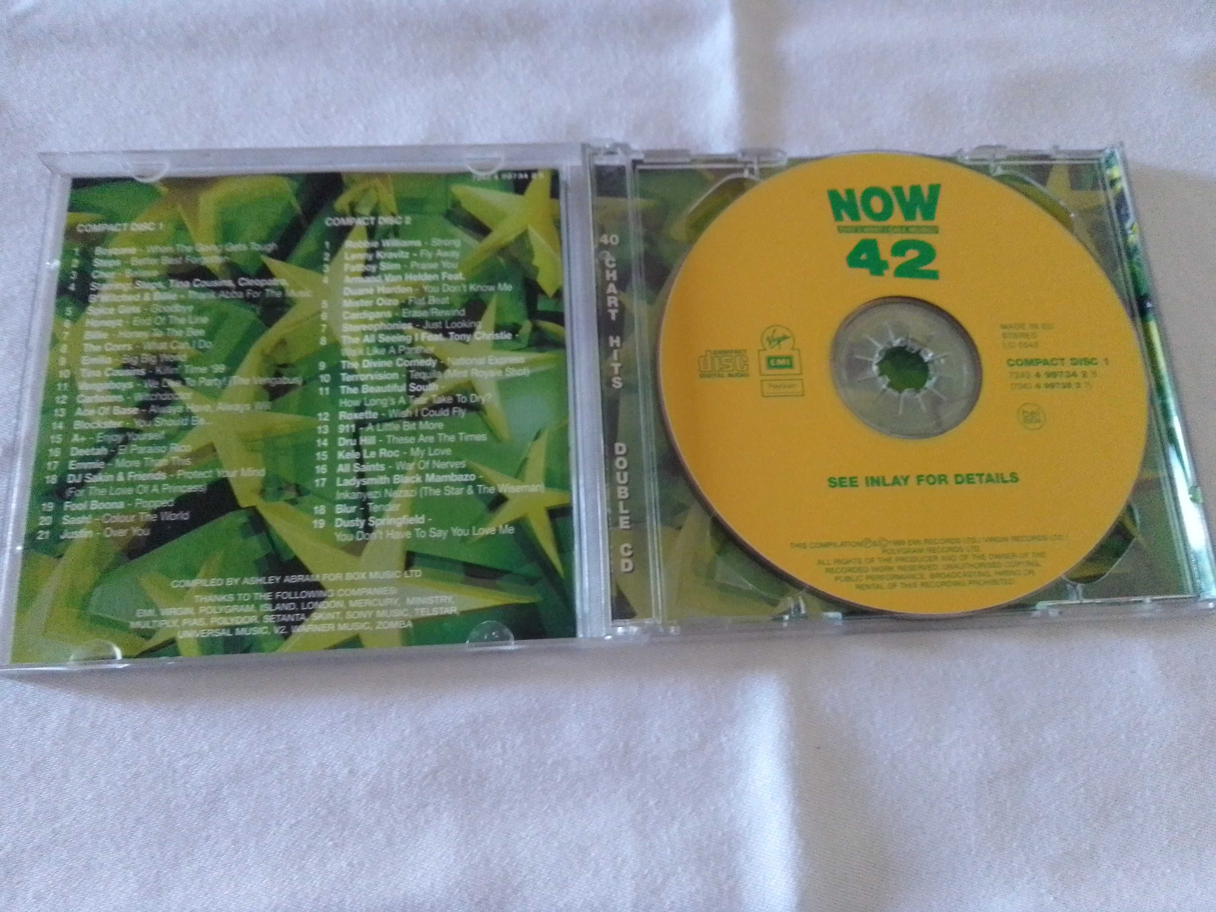 CD - Now That's What I Call Music! 42 - Colectânea, CD duplo (1999)