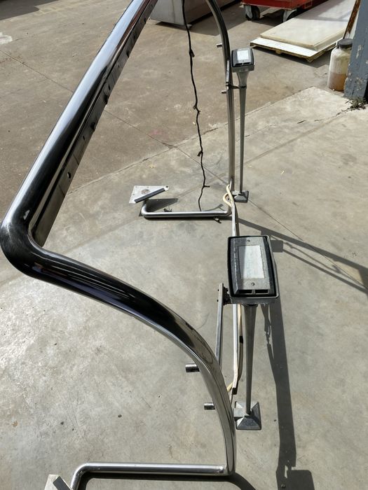 Suporte inox cornetas IVECO