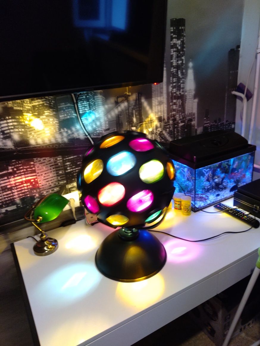 Kula DISCO obrotowa o 360 stopni LED