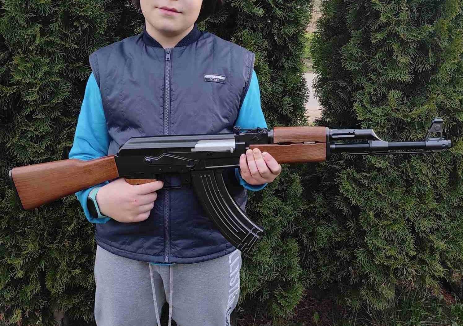 Автомат металлический на пульках Cyma ZM93 АК-47 Калашников 6 мм