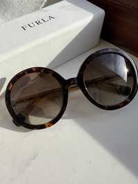 Furla оригінал окуляри круглі коричневі (леопардові)