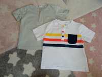 T-shirt polo pasy Coccodrillo H&M r.86