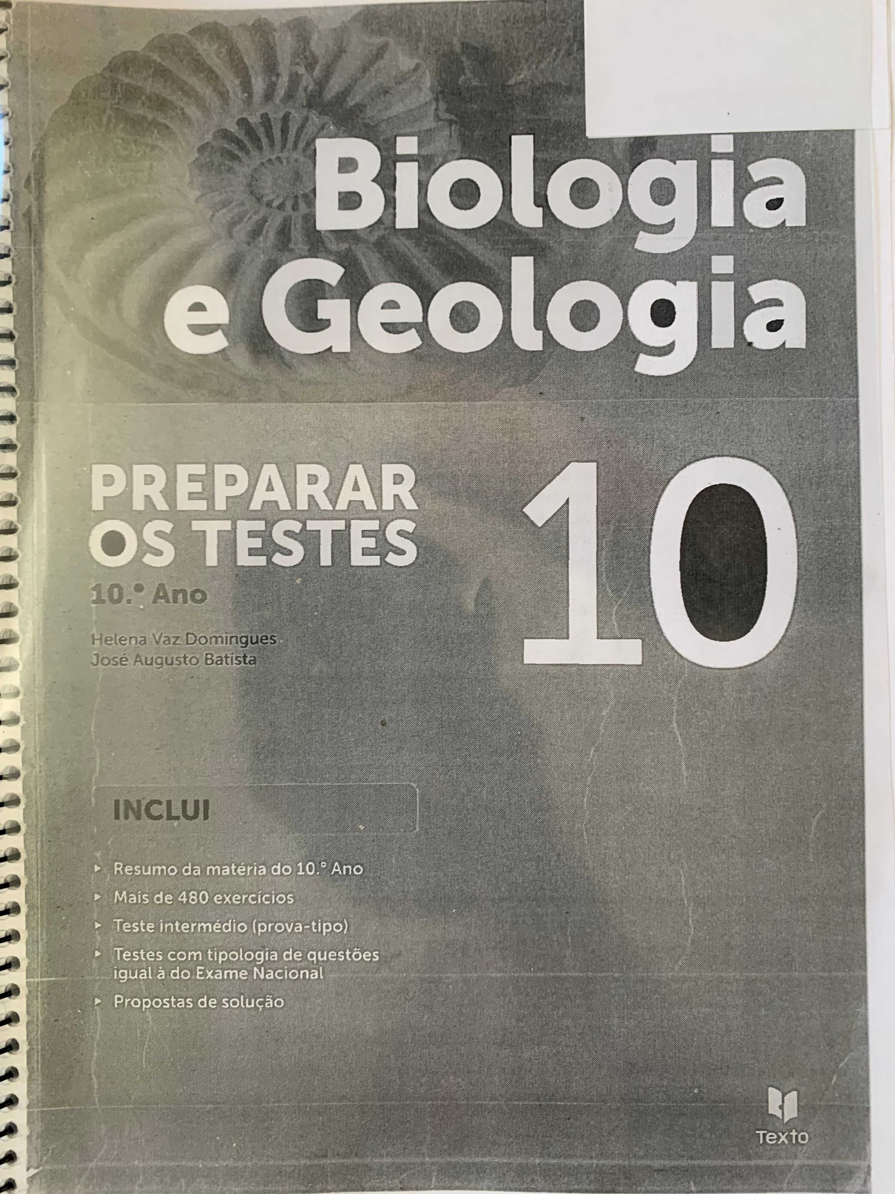 Livros de preparação exame Biologia e Geologia