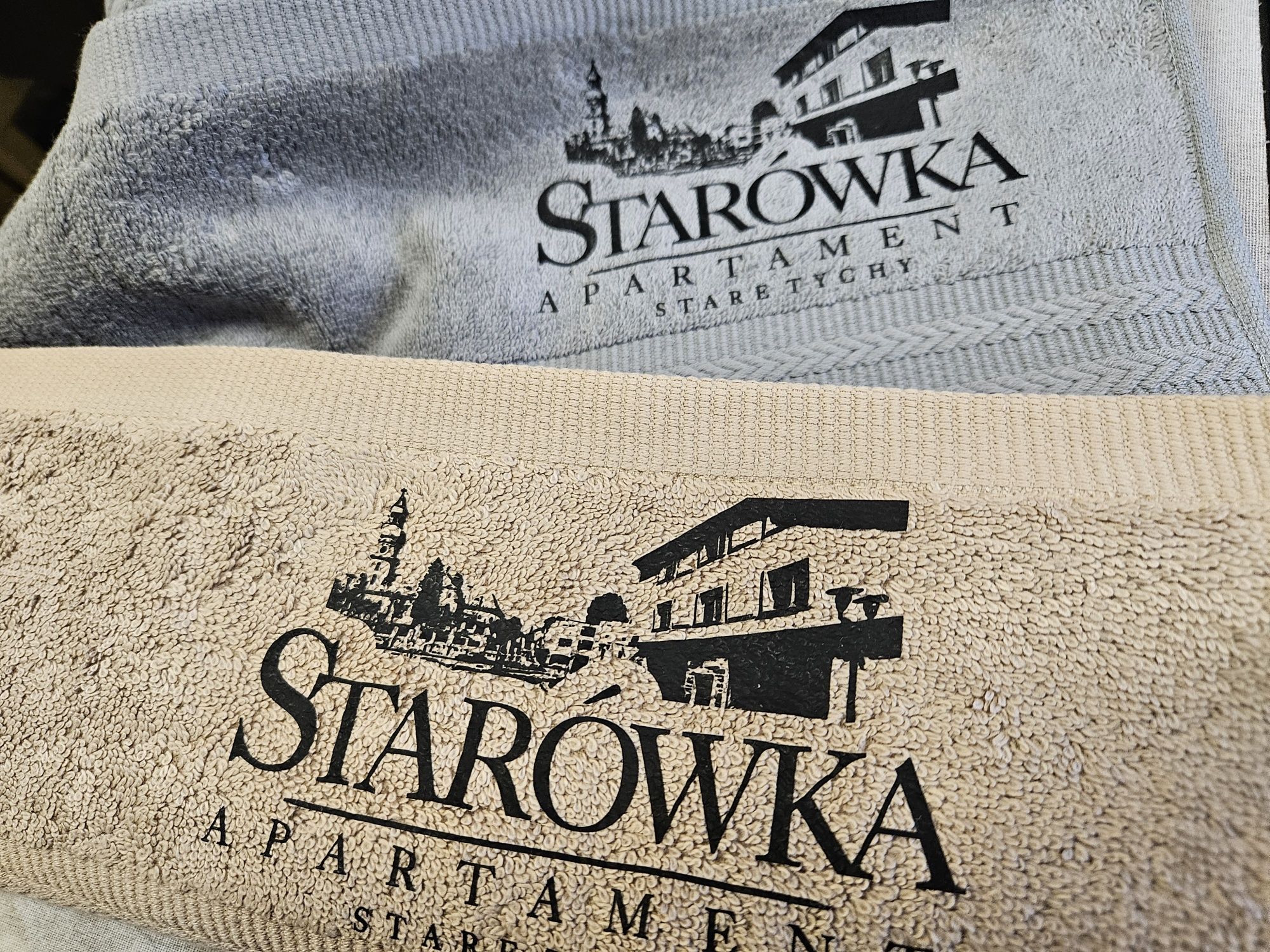 Ręcznik 50x100cm z własnym logo kolorowym - napisem NOWY WYSYŁKA Olx