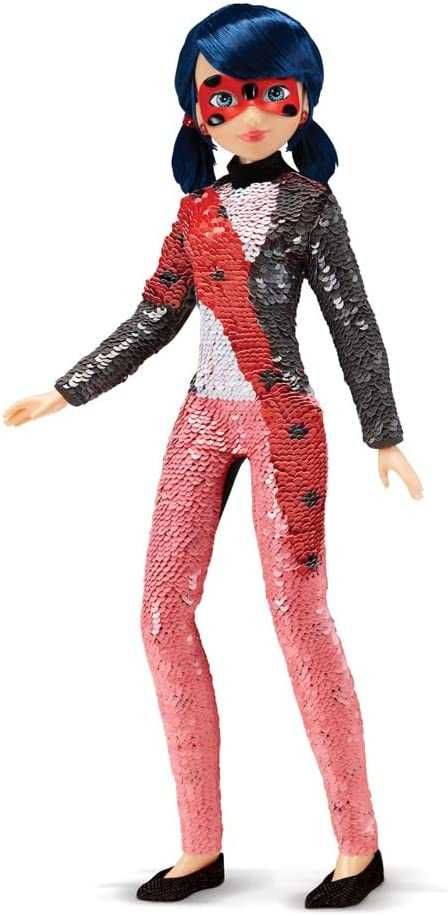 Леді Баг перетворення Марінетт з пайетками Flip Marinette To Ladybug