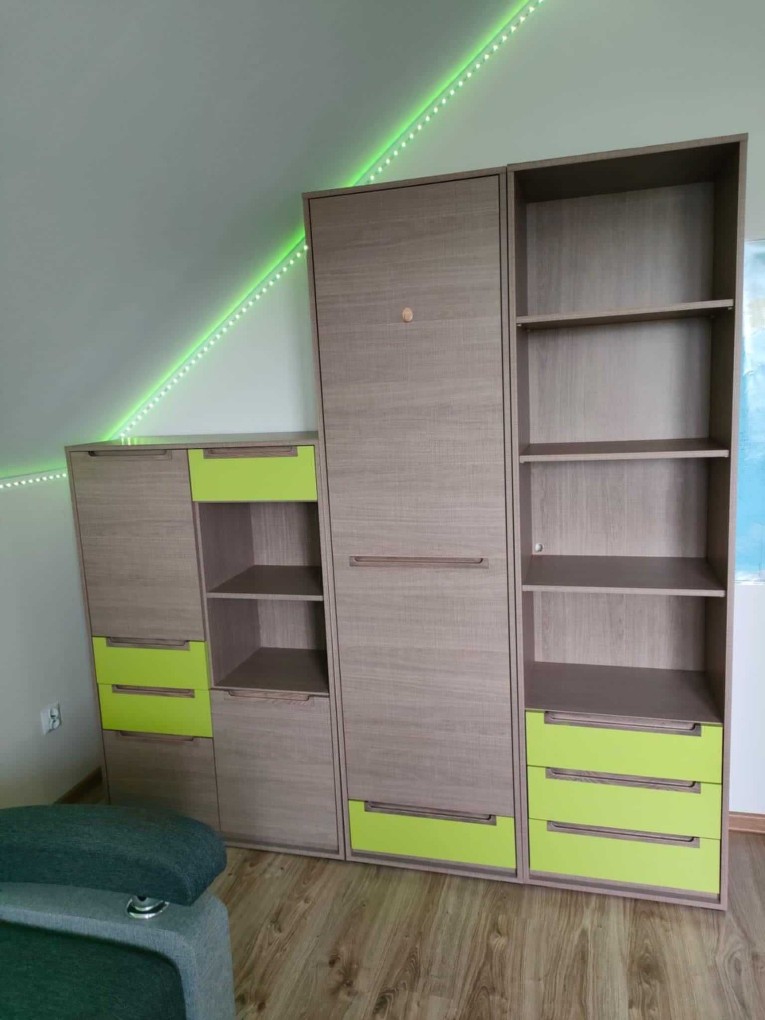 Meble komplet, szafa, biurko, komoda, szafka nocna, szafka, półka