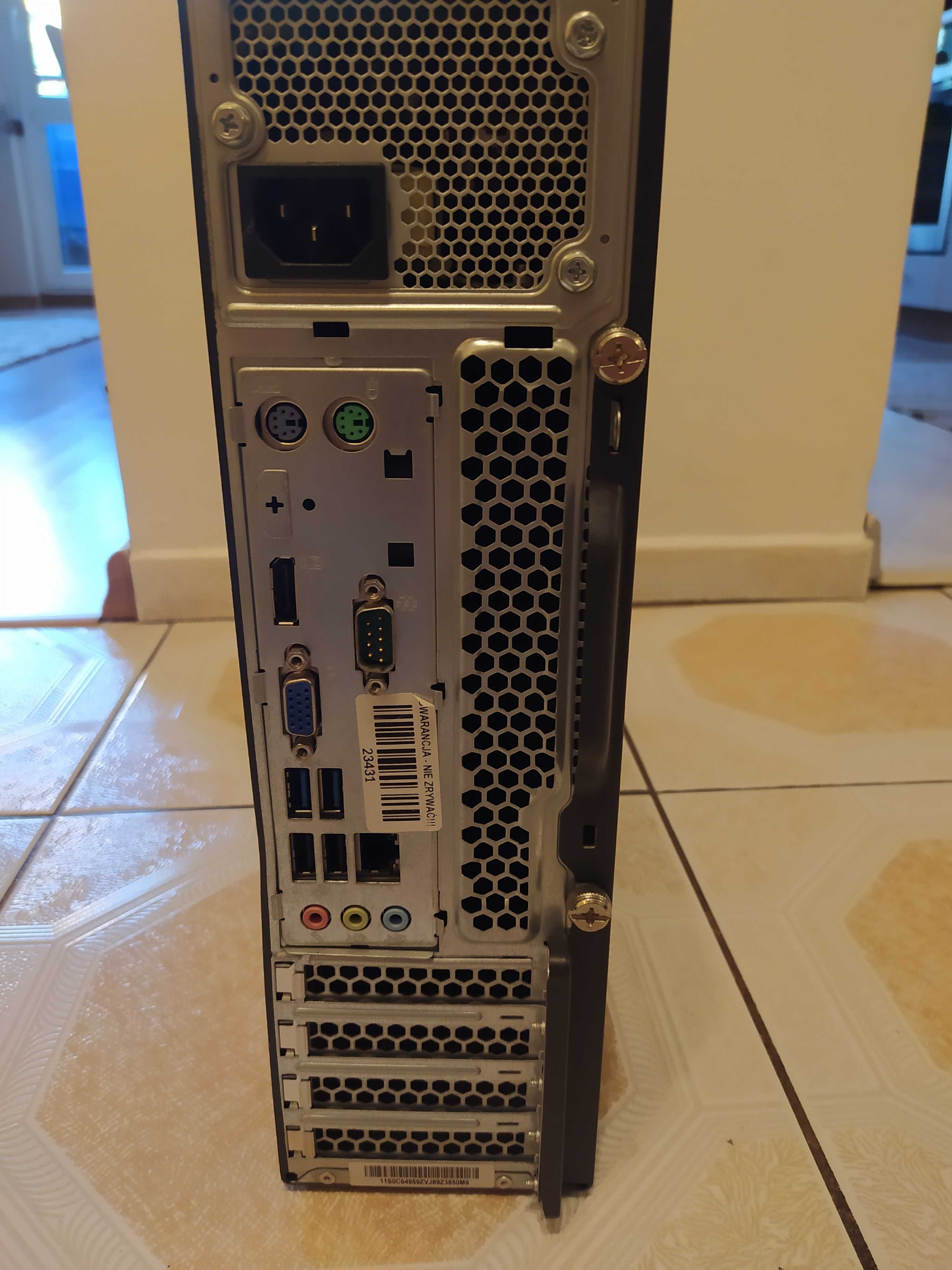 Komputer Lenovo M73 i5 8GB SSD 120GB HDD 500 GB + W10P Office Monitor