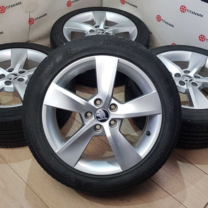 Диски Skoda R16 5x100 Fabia Rapid VW Polo Golf MK4 CrossPolo Seat р16