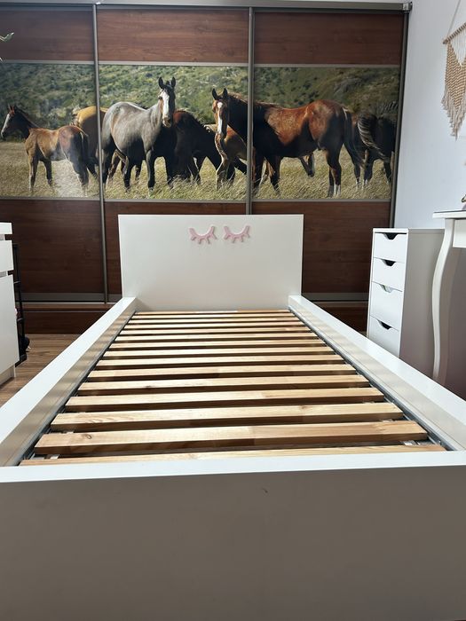 Łozko pojedyńcze z ikei 90x200