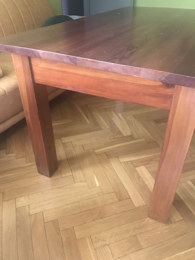 Stół drewniany + 6 krzeseł