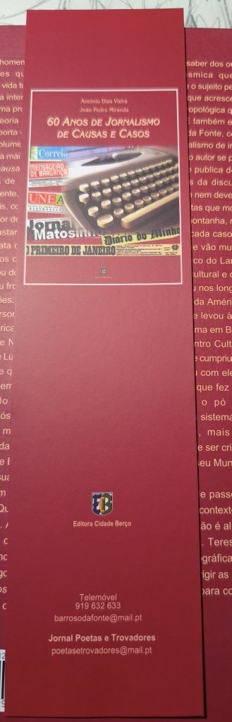 60 Anos de jornalismo de causas e casos - António D. Vieira