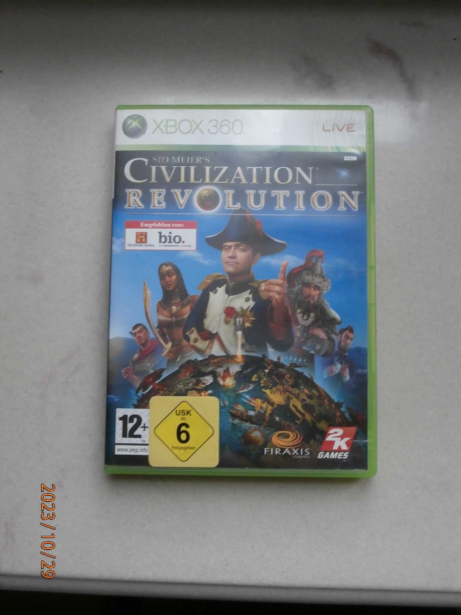 Gra Civilization Revolution SidMeier's-Xbox 360 +gratis Resident Evil