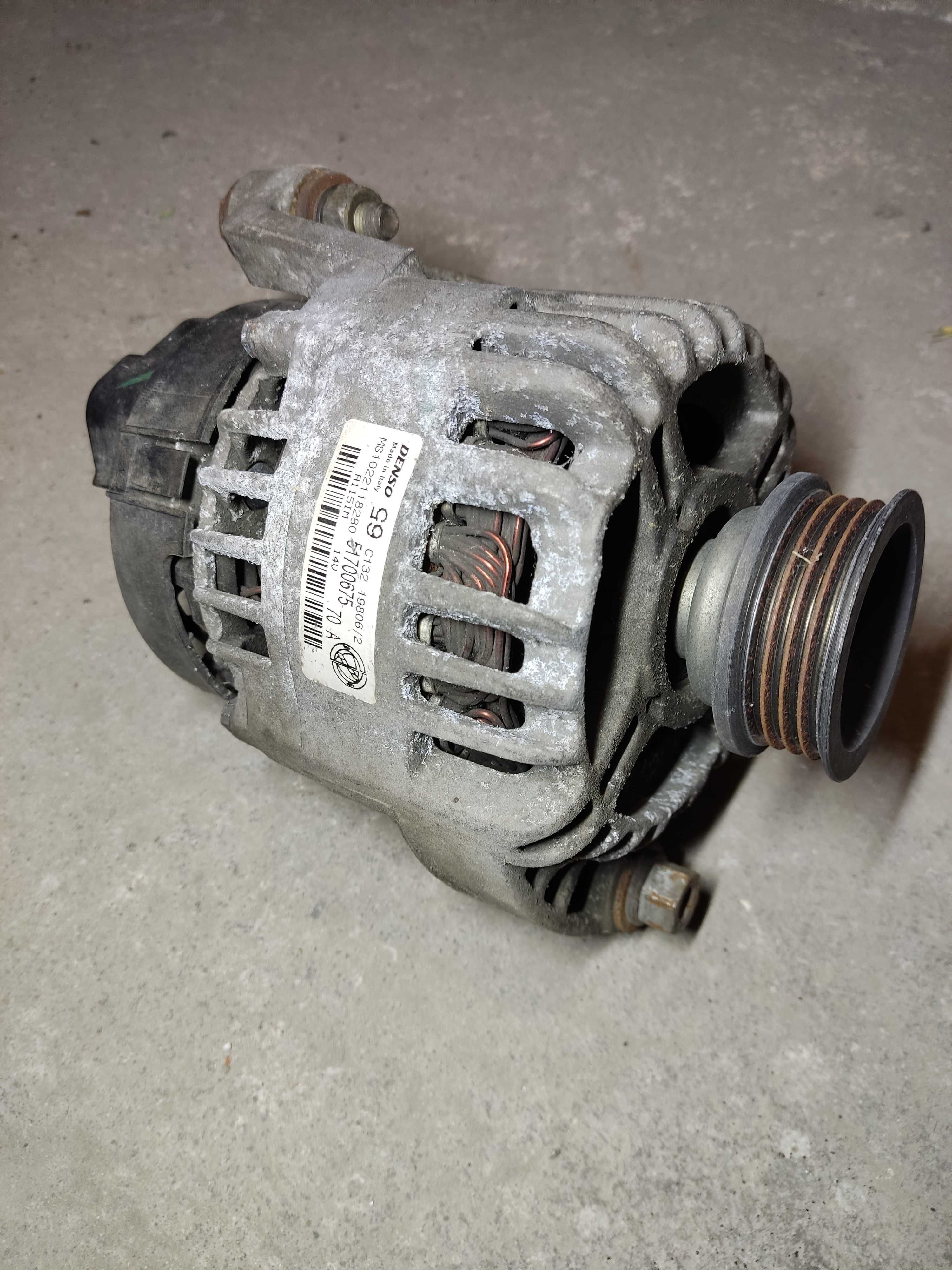 Alternator Fiat Panda II, Denso, mały przebieg, punto