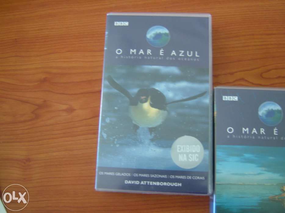 Cassetes VHS "O Mar é Azul"