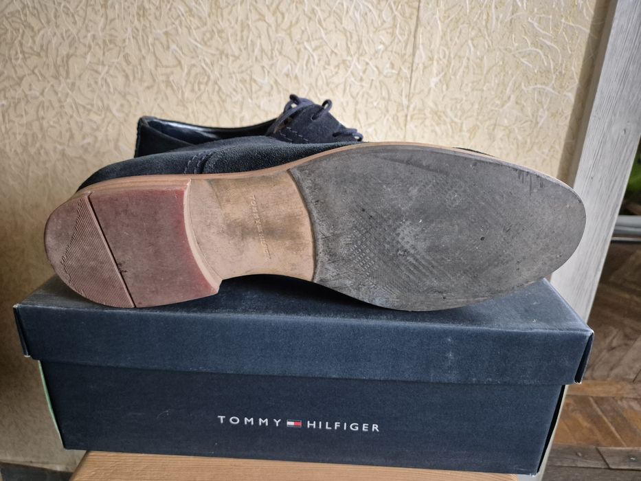 мужские туфли замшевые "Tommy Hilfiger" оригинал