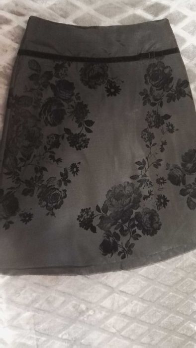 Юбка миди черная нарядная женская,размер евро 12(40) 46-48размер Next