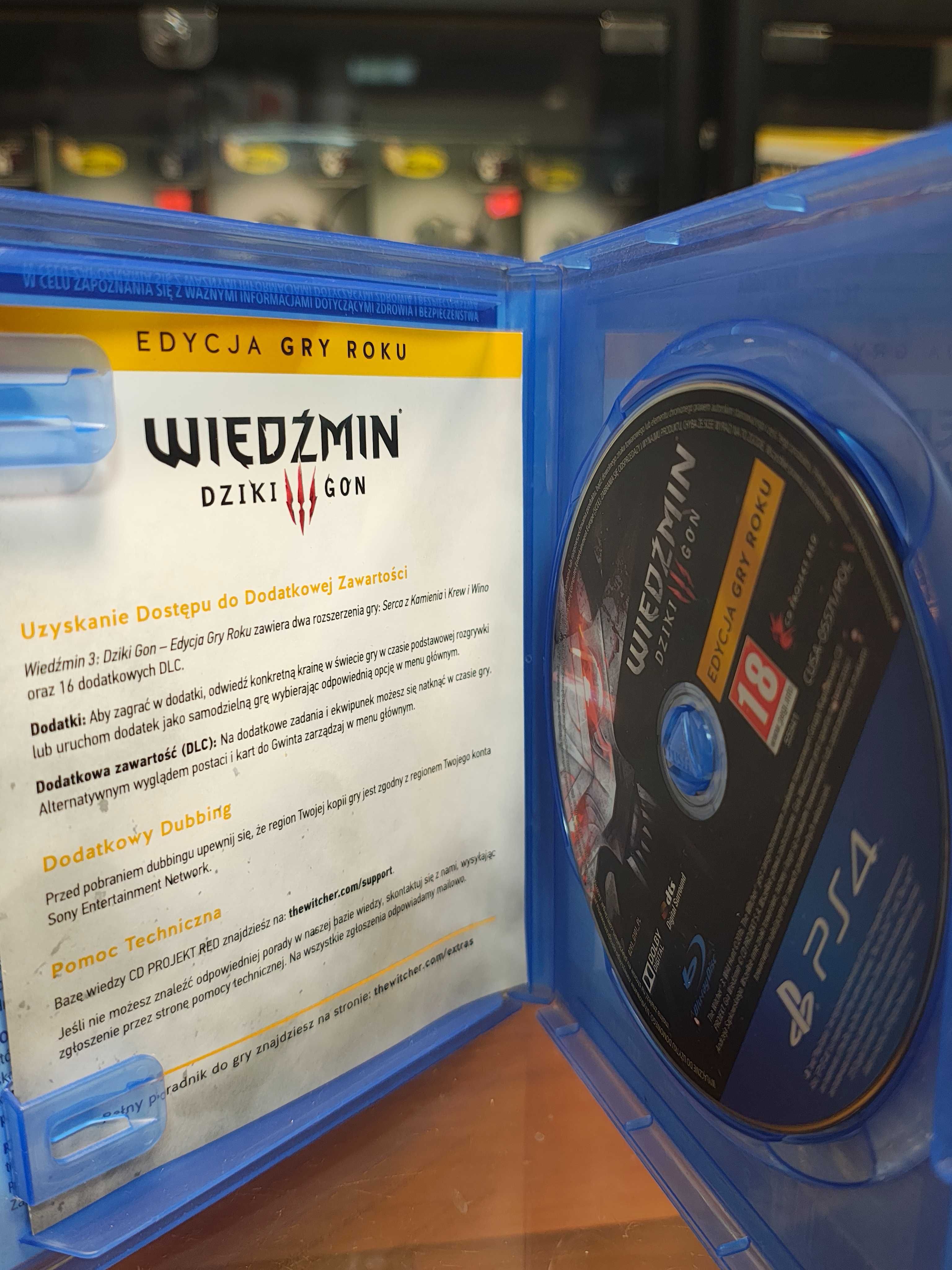 Wiedźmin 3: Dziki Gon PS4 goty, Wysyłka Wymiana