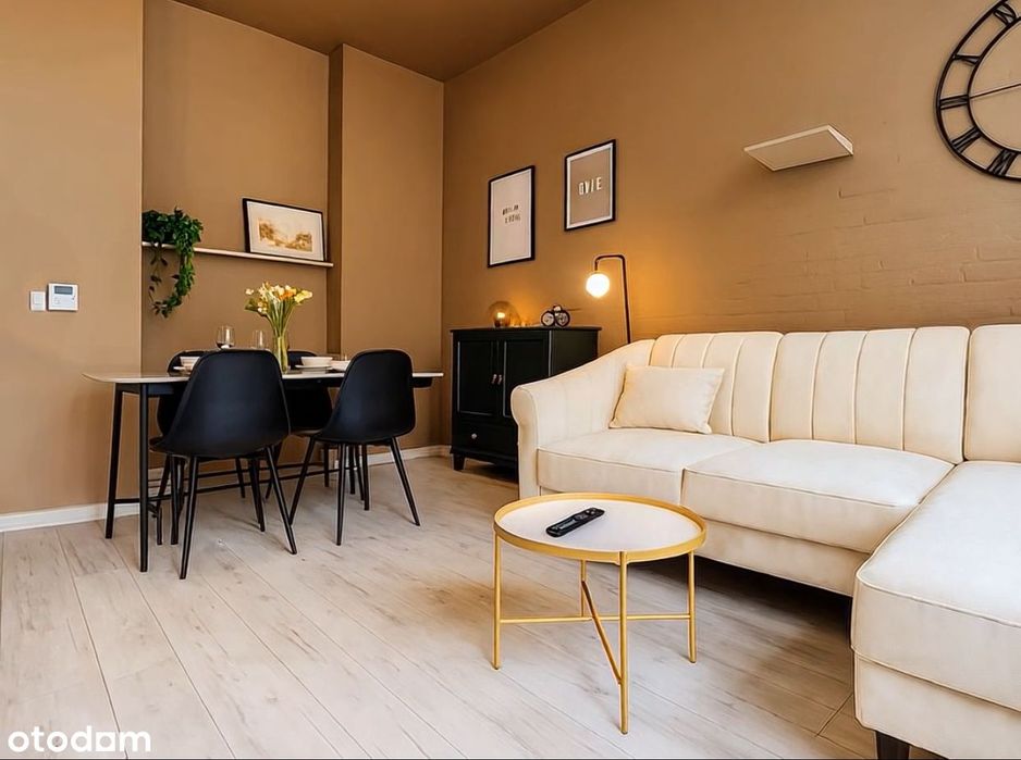 Stylowe mieszkanie z sypialnią i aneksem kuchennym w Gdańsku