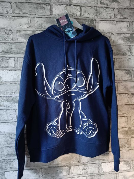 Bluza granatowa z kapturem Disney Stitch PRIMARK