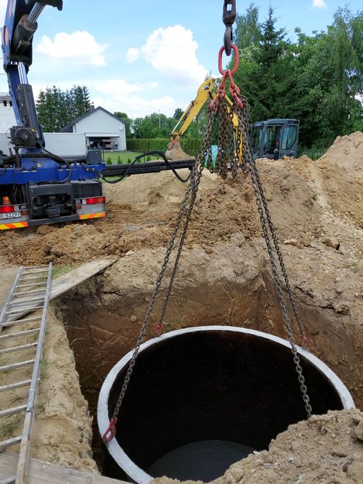 Szambo betonowe okrągłe 10m2, zbiornik na deszczówkę